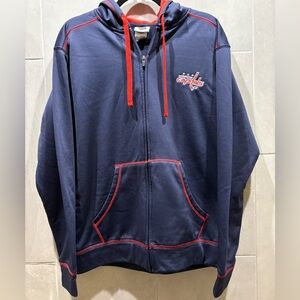 NHL Navy and Red Hoodie
